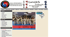 Desktop Screenshot of leesustaekwondo.com